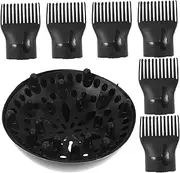 OATIPHO 1 Set Universal Diffuser Hair Dryer Attachment Diffuser for Hair Dryer Nozzle Comb Universal Hair Diffuser Hair Dryer Brush Curly Hair Diffuser Blow Dryer Part Black (nylon)