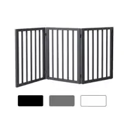 Pawz Wood Pet Gate Dog Fence Indoor Guard Safety Barrier Portable Security Door