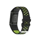 Silicone Dual-color Watch Strap Band Sport Strap Bracelet For Fitbit Charge 5