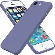 AYSZNBLA for iPhone SE 3nd Generation Case 2022,iPhone SE 2020 Case,iPhone 7/8 case Liquid Silicone Gel Rubber Phone Case,Non-Slip Slim Protective Cover,Multi-Color Phone Case(Grayish Purple) 1.155
