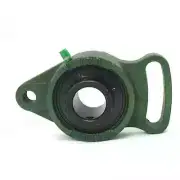 UCFA202 Black Oxide Plated Insert Adjustable Flange Cartridge Bearing Unit 15mm