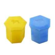 2Pcs/Set & Hippo Shaped Silicone Ice Tray Animal Shape Ice Block Mold