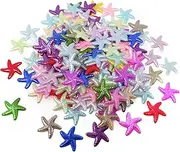 Honbay 300PCS Starfish Resin Flatback Cabochons Slime Charms Mixed Color Resin Embellishments for DIY Phone Case Decoration Scrapbooking Handcraft Accessories (18mm)