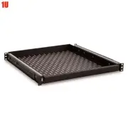 1U 19" Rack Mount Sliding Vented Shelf Shelves Server Data Adjustable 19" - 28"