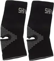 OHPHCALL 2Pcs Taekwondo Foot Protector Gear Breathable Knitted Fabric Martial Arts Foot Guards Comfortable Boxing Accessories for Safe Sparring and Training Comprehensive Protection