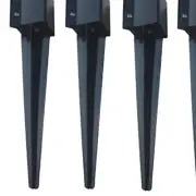 Durable Metal Fence Post Anchor Ground Spike 36" x 6" - Easy Installation Pack
