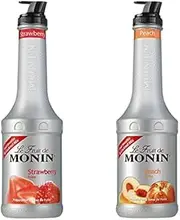 Monin Puree Strawberry & Peach