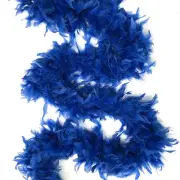 Turkey Chandelle Feather Boa 65 gram - Royal Blue