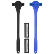 Men's Back Shaver Portable Body Trimming Tool 2-in-1 Skin-Friendly Three Layer