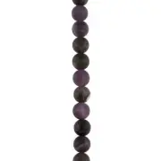 Matte Amethyst Round Beads, 8mm by Bead Landing™ 22pc