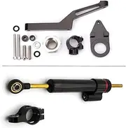 Motorcycle steering damper For KAWASAKI For Ninja ZX6R ZX-6R 600 ZX636 2009-2021 2020 2019 Adjustable Motorcycles Steering Stabilize Damper Bracket Mount Kit