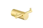 ACA Robe Hook Clothes Holder Wall Mounted Hanger Double Towel Rack Brushed Yellow Gold