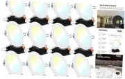 12 Pack 6 Inch 6 inch Select from 5 Colors - 2700k/3000k/3500k/4000k/5000k