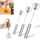Multi-size Hand Push Egg Beater Rotary Whisk Blender Making Cream