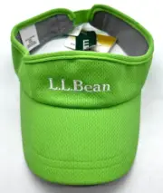 NWT LL Bean Coolmax Velocity Adult OSFA Lime Green Multisport Tennis Visor