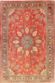 Hamedan - Persian Hand Knotted 100% Wool Rug - 230x132 cm by Cyrus Rugs