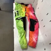 FXR Youth Podium MX Pants Acid Sherbert (22)