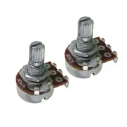 2Pcs Short Shaft Mini Potentiometer Electric Guitar A250K/B250K/A500K/B500K Pots