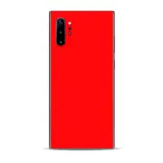 Skins Decal Wrap for Samsung Note 10 Plus Solid Red color