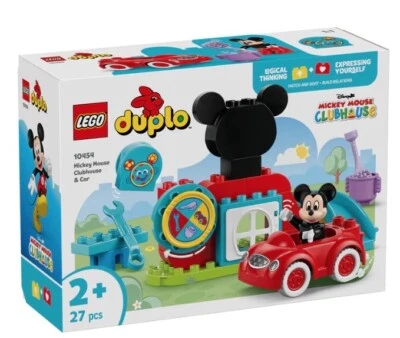 LEGO 10454 Mickey Mouse Clubhouse & Car - Duplo - BNISB - AU Seller