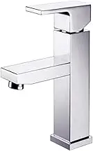 Ram Basin Mixer Tap Square Small Chrome, WELS Bathroom Sink Tap