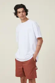 [Cotton On] Cotton On - Worker Chino Short - Burnt apricot carpenter 2XL BURNT APRICOT CARPENTER