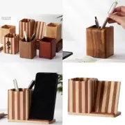 Multipurpose Pen Organizers Storage Box with Phone Stand Office Desk Pen Cup