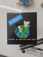 Warner Bros Studio Store Pinky And The Brain Salt And Pepper Shaker Set New