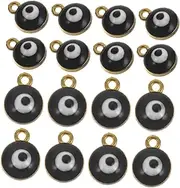 [SEWOART] 40pcs Evil Eye Chars Diy Pendants Alloy Jewelry Decorative Charms Chic Pendant for Diy Jewelry