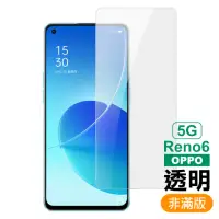 在飛比找momo購物網優惠-OPPO Reno6 5G 6.43吋 透明高清9H鋼化膜手