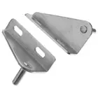2 Pcs Refrigerator Door Hinge Chest Freezer Household Fridge Repair Kit Hinges