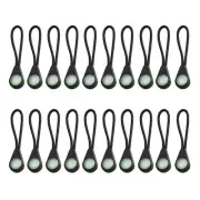 20PCS Lighting Zipper Pulls Replacement Zipper Tags Lightweight Anti Lost Cor...