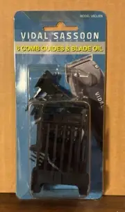 Vidal Sassoon Professional (6) comb guards for clippers - model VSCL005 -new/NIP