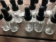 15 ml. Glass Bottle Droppers. 15 Count