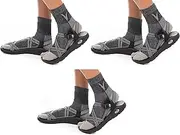 [V-TOE SOCKS] 3 Pairs V-Toe Wool Flip-Flop Big Toe Tabi Socks Shoe Size: Men 8.5-10.5 Women 9-11.5