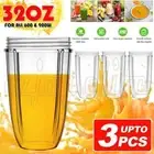 1-3X 32OZ Large Tall Colossal Cup For Nutribullet Nutri Bullet 600W/900W Blender