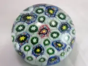 M Design Art Glass Art Millefiori Paperweight PW-1129