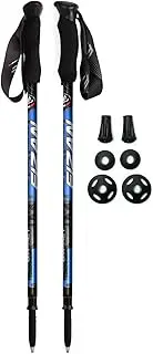 Fizan Compact 3 Trekking Poles – 5.6 oz Ultralight, Backpacking, Thru Hiking Poles, Adjustable, Collapsible, Customized Fit, Aluminum Walking Sticks