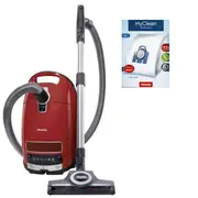 Miele Complete C3 Cat & Dog Bagged Vacuum Red with 4PC bags