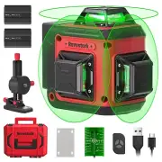 Laser Level Pro Kit, 3X360° Self-leveling Tool for Construction, Tiling Flo