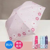 在飛比找蝦皮購物優惠-【Waterfront】日本粉嫩櫻花風抗UV折傘~顏色隨機出