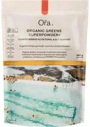 Ora Health Organic Greens Superpowder+ 480g