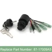 For Mercury Marine Outboard Boat 3 Position Off-Run-Start Ignition Switch w/ Key