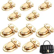 10 Pcs Turn Lock Clasp Purse Closure Twist Locks Fasteners Metal Hardware Clip C