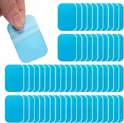 60 PCS Abs Trainer Replacement Gel Pads, EMS Muscle Stimulator Pads, Abs Stimulator Replacement Gel Sheets for Abs Toner, Muscle Massage, Physiotherapy
