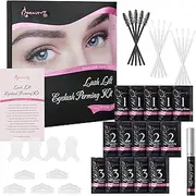 Beauty7 Lash Lift Kit Eyelash Perming Kit Long Lasting Eye Lash Lifting Set Eyelash Perm Kit Eyelash Extension Lifting Semi-Permanent Curling Perming Wave Lash Lifting Kit For Home Salon DIY 5 Times