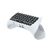 For PS5 Wireless Controller Keyboard BT 3.0 Mini Portable Gamepad Chatpad with B