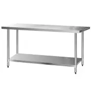 Cefito 1829x760mm Stainless Steel Kitchen Bench 430