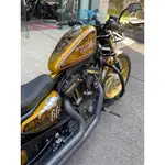 哈雷883透明油箱保護貼 適用於 HARLEY 軟尾改裝防滑貼 哈雷72 貼花 哈雷883哈雷48坐墊