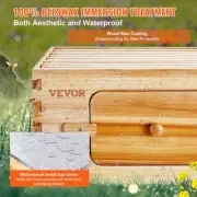 Cedar Wood Bee Hive Kit with Transparent Windows, 40 Frames, 30 kg Capacity